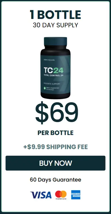 Single bottle TC24 offer for 30-day prostate support trial