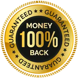 60-day money back guarantee badge for TC24